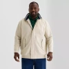 St. John's Bay Harrington Golf Mens Big And Tall Bomber Jacket In White