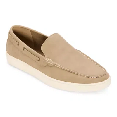 St. John's Bay Logan Mens Round Closed Toe Slip-on Shoe In Nude
