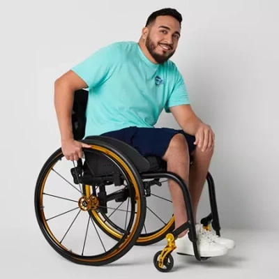 St. John's Bay Mens 10" Mid Rise Adaptive Stretch Fabric Easy-on + Easy-off Seated Wear Cargo Short In Blue