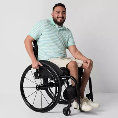 St. John's Bay Mens 10" Mid Rise Adaptive Stretch Fabric Easy-on + Easy-off Seated Wear Chino Short In Neutral