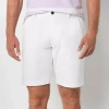 St. John's Bay Mens 9" Mid Rise Stretch Fabric Chino Short In White