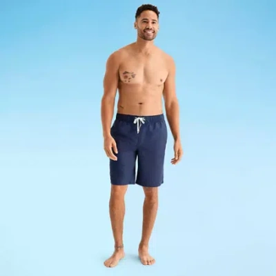 St. John's Bay Mens Board Shorts In Blue