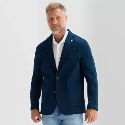St. John's Bay Mens Classic Fit Blazer In Blue