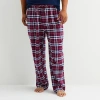 St. John's Bay Mens Flannel Big And Tall Pajama Pants In Red