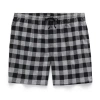 St. John's Bay Mens Flannel Big Pajama Shorts In Black