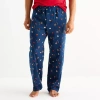 St. John's Bay Mens Flannel Pajama Pants In Blue