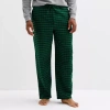 St. John's Bay Mens Flannel Pajama Pants In Green