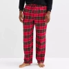 St. John's Bay Mens Flannel Pajama Pants In Red