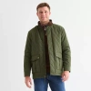 St. John's Bay Mens Heavyweight Work Jacket In Green