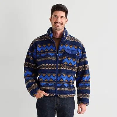 St. John's Bay Mens Jacket In Blue