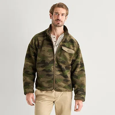 St. John's Bay Mens Jacket In Green