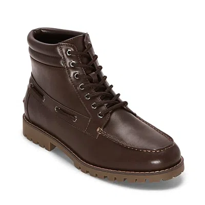 St. John's Bay Mens Kittery Flat Heel Lace Up Boots In Brown