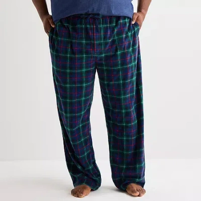 St. John's Bay Mens Microfleece Big And Tall Pajama Pants In Multi