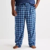 St. John's Bay Mens Microfleece Big And Tall Pajama Pants In Multi