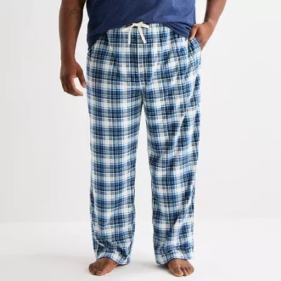 St. John's Bay Mens Microfleece Big And Tall Pajama Pants In Multi