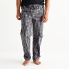 St. John's Bay Mens Poplin Big And Tall Pajama Pants In Multi