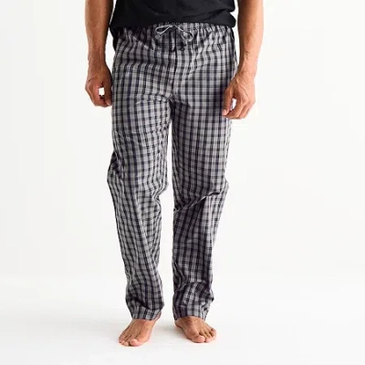 St. John's Bay Mens Poplin Big And Tall Pajama Pants In Multi