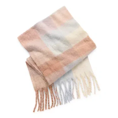 St. John's Bay Plaid Scarf In Sand