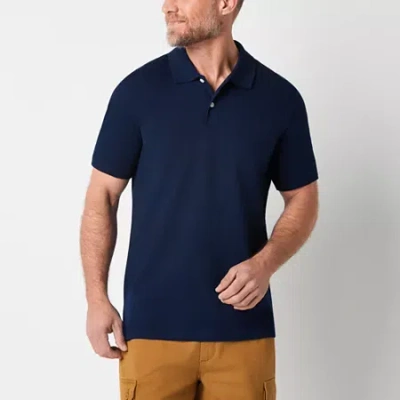ST. JOHN'S BAY ST. JOHN'S BAY PREMIUM STRETCH MENS SLIM FIT SHORT SLEEVE POLO SHIRT