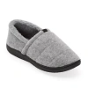 St. John's Bay Suede Scuff Mens Memory Foam Clog Slippers In Gray