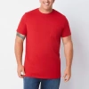 St. John's Bay Super Soft Mens Crew Neck Short Sleeve Quick Dry Big And Tall T-shirt In Red