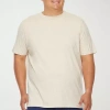 St. John's Bay Super Soft Mens Crew Neck Short Sleeve Quick Dry Big And Tall T-shirt In Neutral