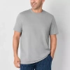 St. John's Bay Super Soft Mens Crew Neck Short Sleeve T-shirt In Gray