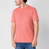 St. John's Bay Super Soft Mens Crew Neck Short Sleeve T-shirt In Orange