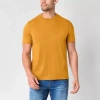 St. John's Bay Super Soft Mens Crew Neck Short Sleeve T-shirt In Orange