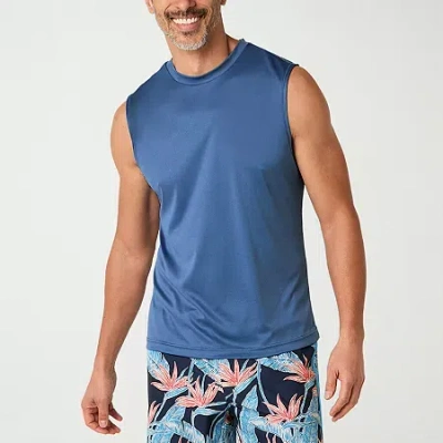 St. John's Bay Swim Shirt In Blue