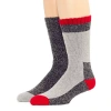 St. John's Bay Thermal Mens 2 Pair Big And Tall Boot Socks In Multi