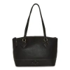 St. John's Bay Top Zip Satchel Satchel In Black