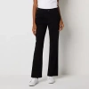 St. John's Bay Women's Relaxed Fit Girl Friend Chino Pant In Black
