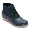 St. John's Bay Womens Denton Flat Heel Rain Boots In Blue
