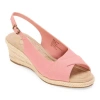 St. John's Bay Womens Lone Wedge Sandals In Pink