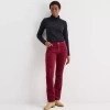 St. John's Bay Womens Mid Rise Bootcut Corduroy Pant In Red