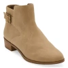 St. John's Bay Womens Ryder Stacked Heel Booties In Neutral