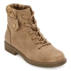 St. John's Bay Womens Shawn Block Heel Hiking Boots In Brown