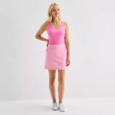 St. John's Bay Womens Skort In Pink