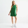 St. John's Bay Womens Sleeveless Shift Dress In Green