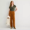 St. John's Bay Womens Tall High Rise Wide Leg Corduroy Pant In Brown