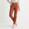 St. John's Bay Womens Tall Skinny Fit Jean In Brown