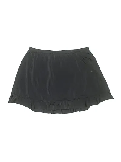 Pre-owned St. John's Bay Swimsuit Bottoms In Black
