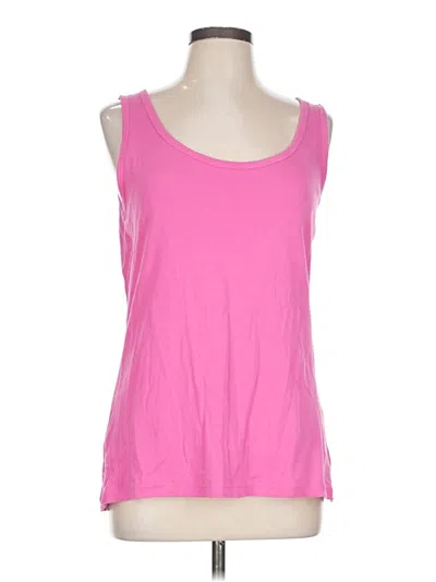Pre-owned St. John's Bay Tank Top Pink Strapless Neckline Tops