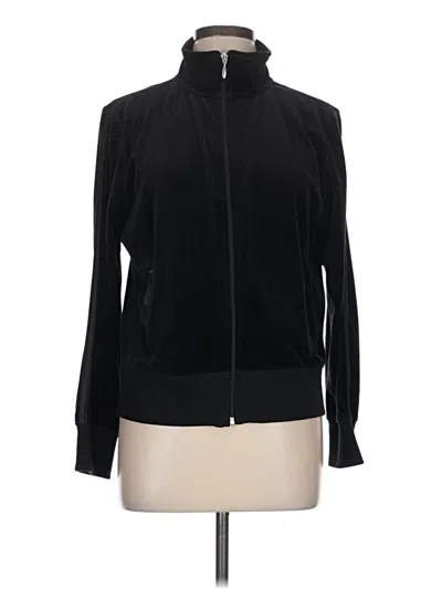 Pre-owned St. John's Bay Track Jacket In Black