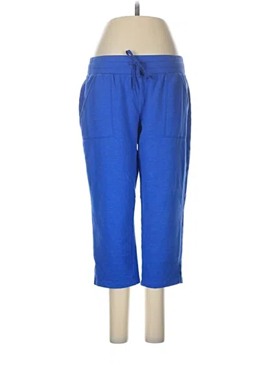 Pre-owned St. John's Bay Track Pants In Blue