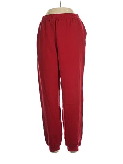 Pre-owned St. John's Bay Track Pants In Red