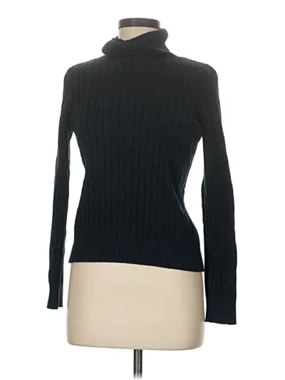 Pre-owned St. John's Bay Turtleneck Sweater In Black