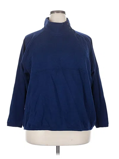 Pre-owned St. John's Bay Turtleneck Sweater In Blue