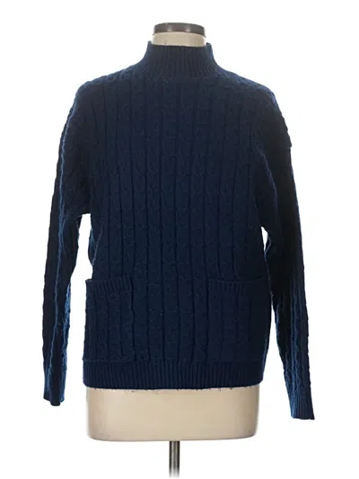 Pre-owned St. John's Bay Turtleneck Sweater In Blue